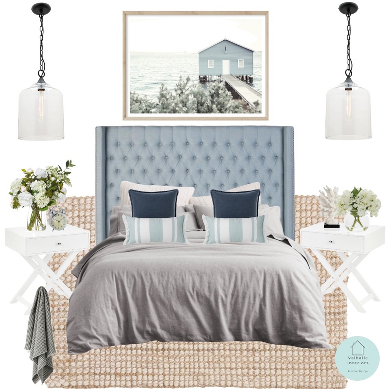 hamptons bedroom Mood Board by Valhalla Interiors on Style Sourcebook