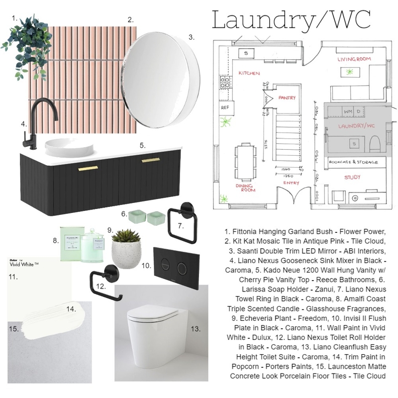 Mod9: Laundry/WC Mood Board by taylawilliams on Style Sourcebook