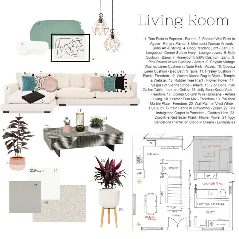 Mod9: Living Room Mood Board by taylawilliams on Style Sourcebook