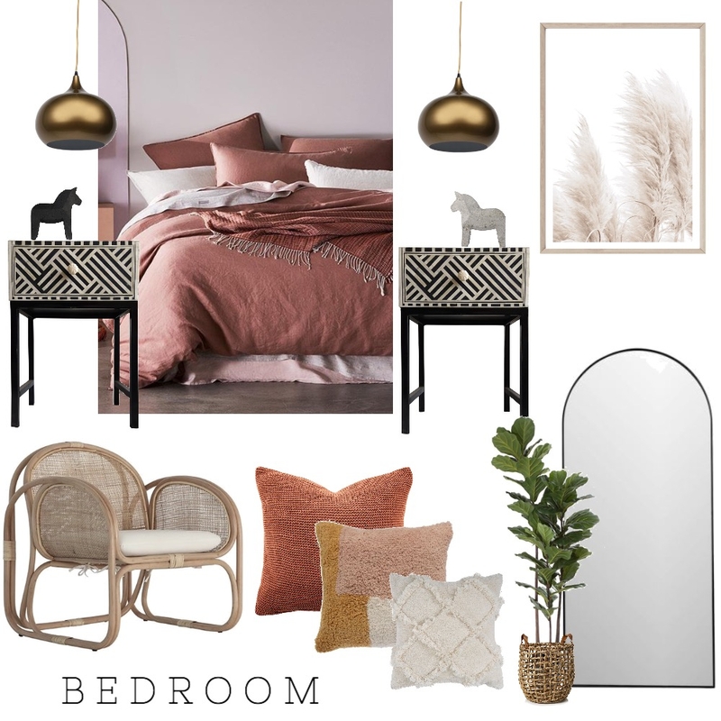 Mediterranean, Boho Bedroom Mood Board by Wilder & Soul Designs on Style Sourcebook