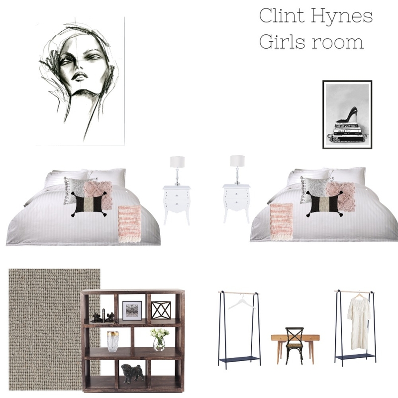 Clint Hynes Girls bedroom Mood Board by Simply Styled on Style Sourcebook