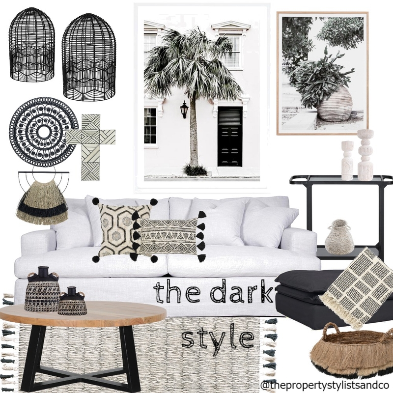 The Dark Style Mood Board by The Property Stylists & Co on Style Sourcebook