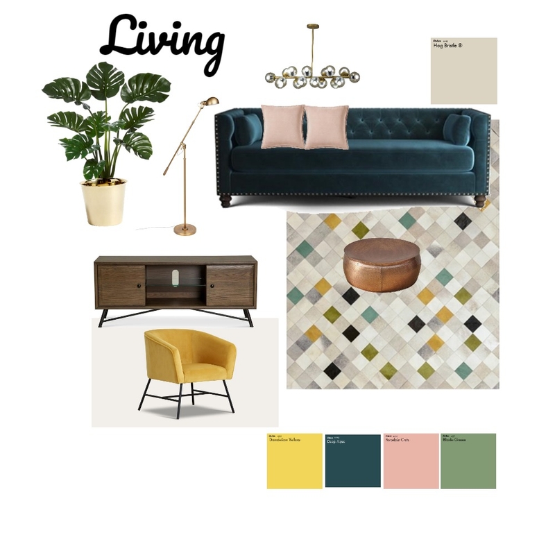 MOOD BOARD LIVING Mood Board by gise on Style Sourcebook