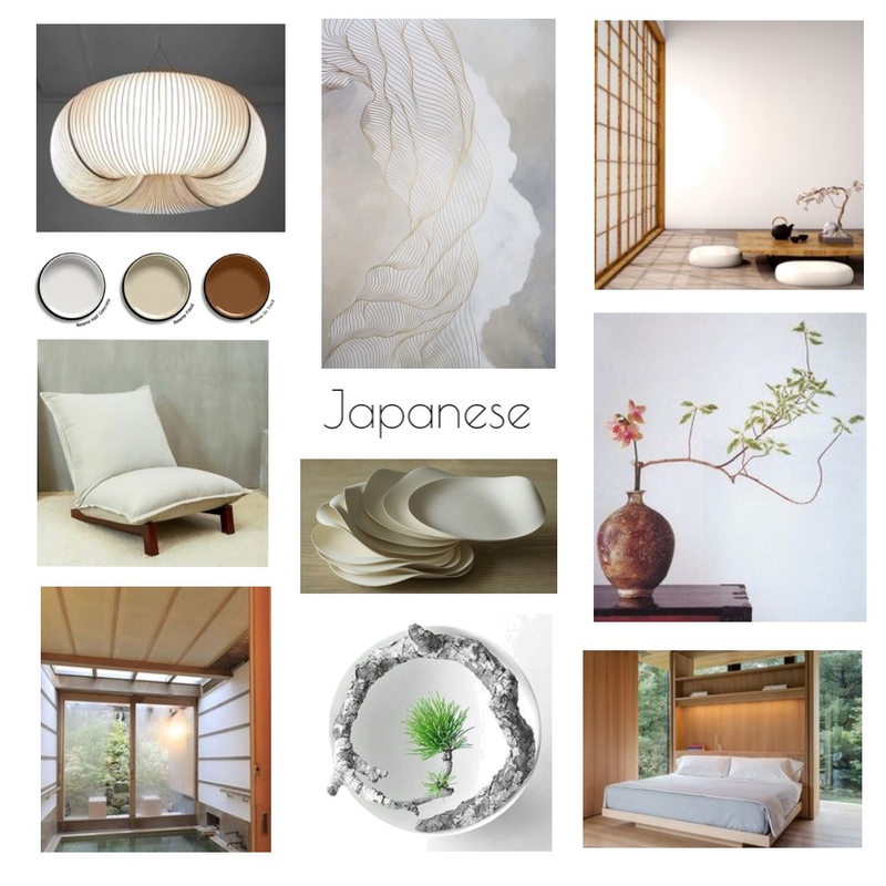 Japanese Mood Board by Marina Yates on Style Sourcebook