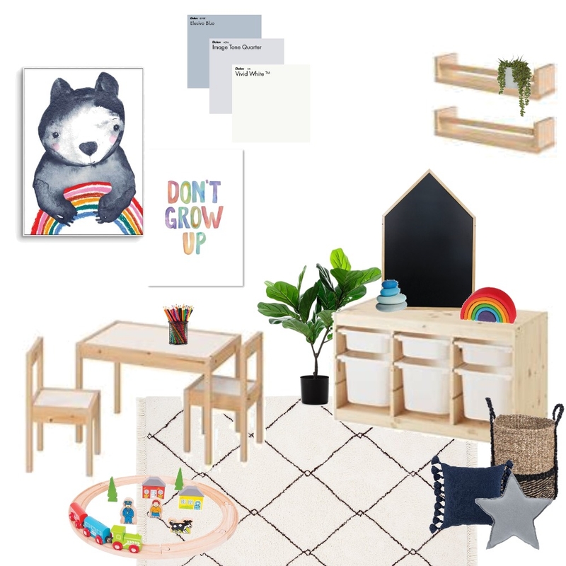 Kid's Playroom Mood Board by Baico Interiors on Style Sourcebook