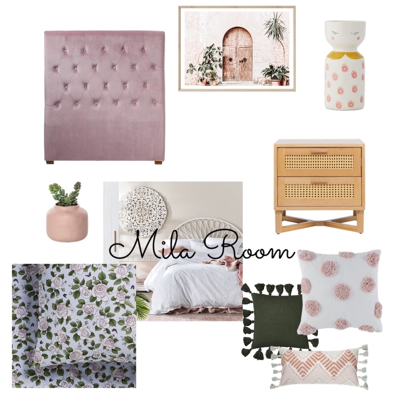 Mila Room Mood Board by Beccamuz on Style Sourcebook