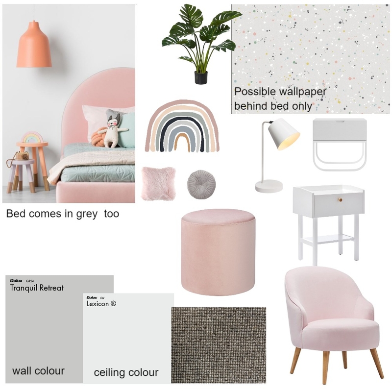 Mia's room version2 Mood Board by hararidesigns on Style Sourcebook