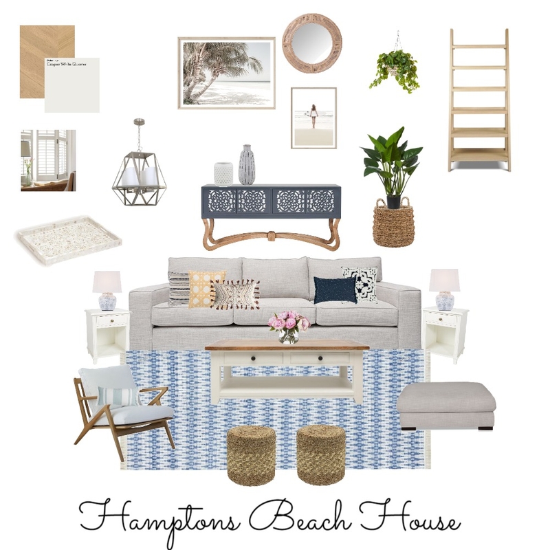 Hamptons Beach House Mood Board by G Cee on Style Sourcebook