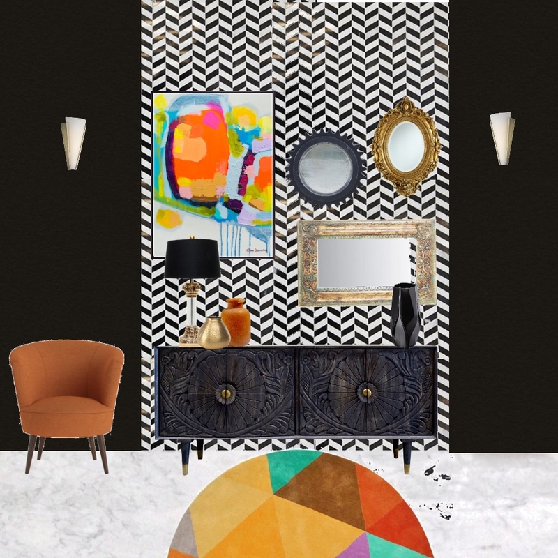 Eclectic Entry Mood Board by The Lotus Creative on Style Sourcebook