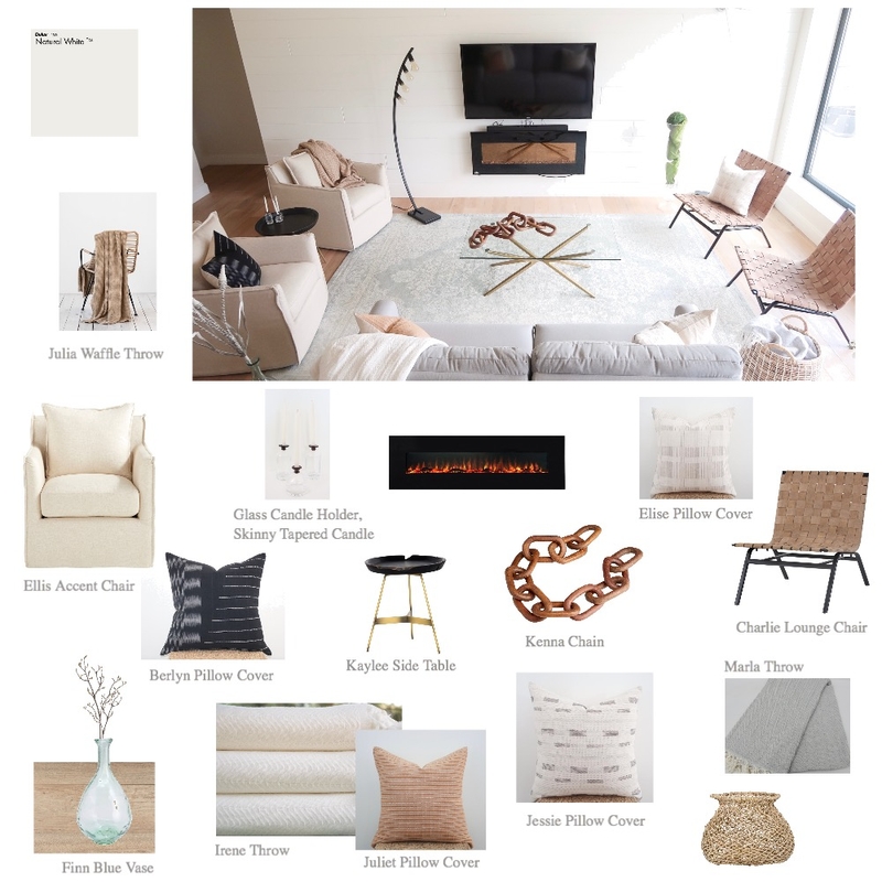 Living Room A Mood Board by adorn decor on Style Sourcebook