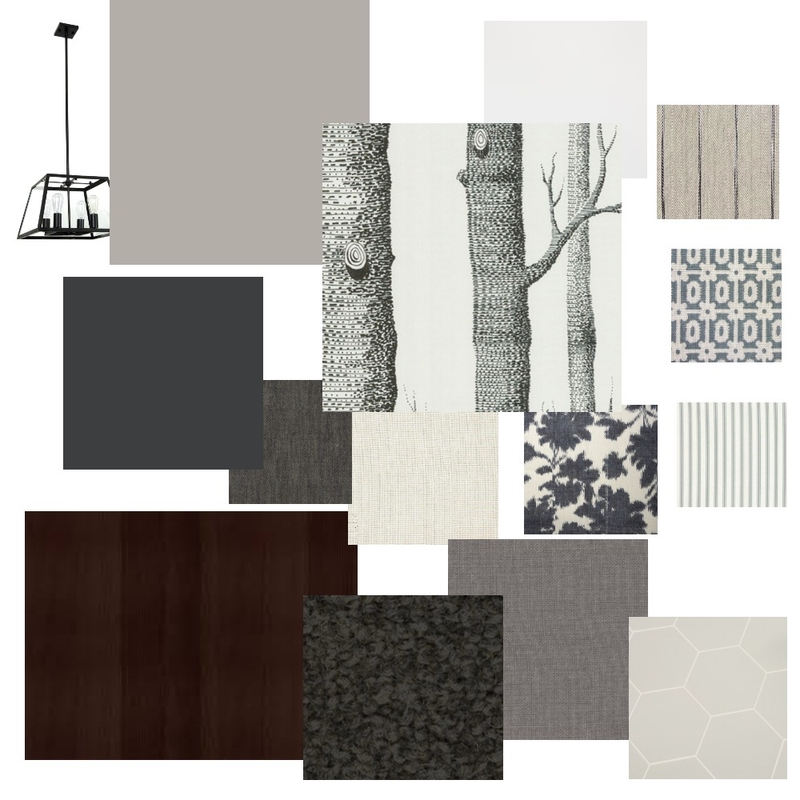 Assignment 9 - Paint wallpaper and fabric Mood Board by Zhush It on Style Sourcebook