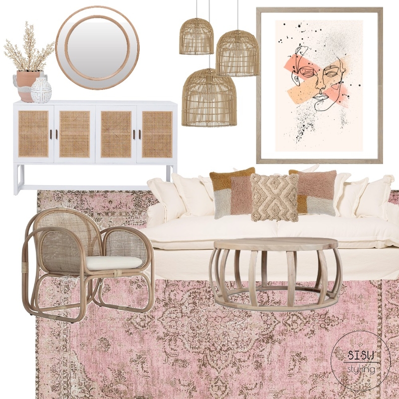 Oz Design, boho chic loungeroom Mood Board by Sisu Styling on Style Sourcebook