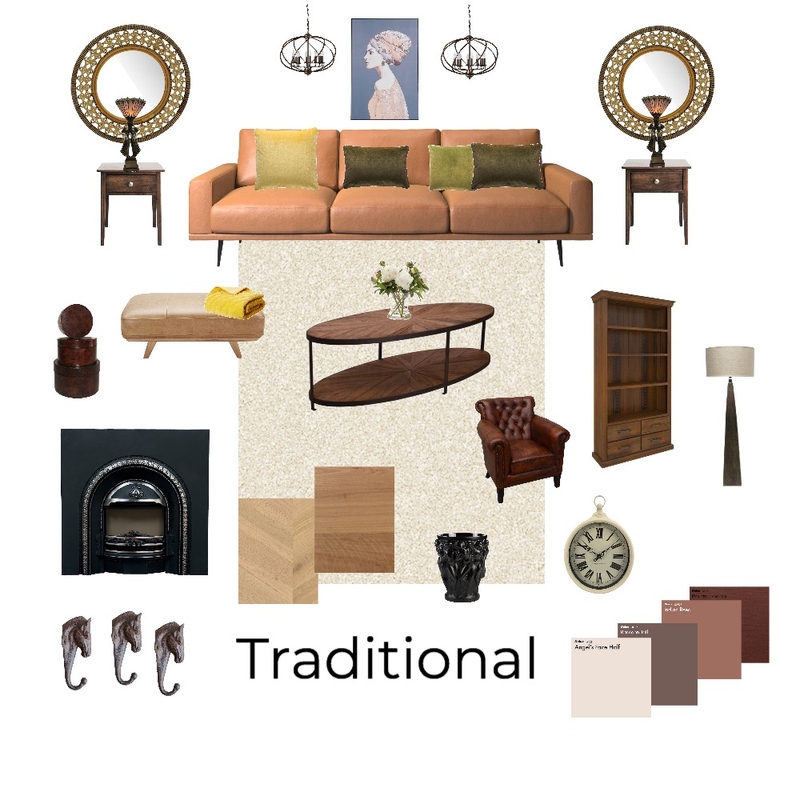 traditional living Mood Board by reneerenee on Style Sourcebook