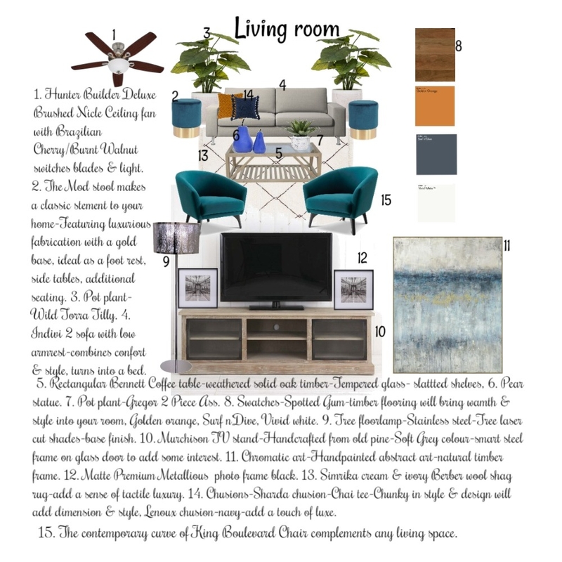 Mood board living room Mood Board by Stephanievanbrakel on Style Sourcebook