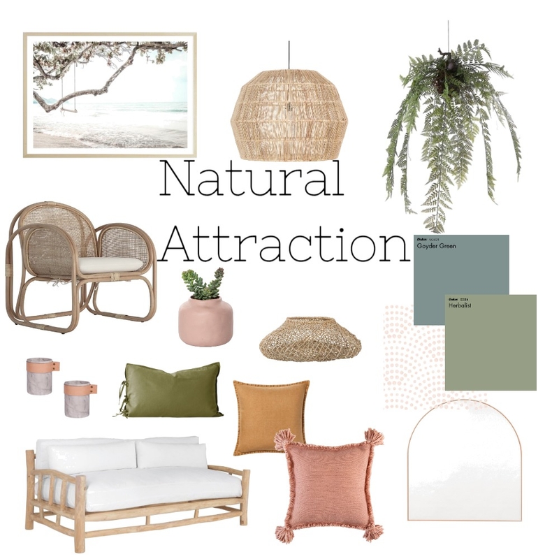 Natural Attraction Mood Board by Kylie Jackes on Style Sourcebook