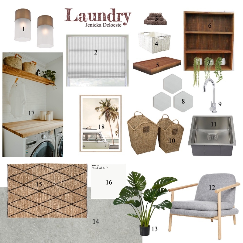 Laundry Room Mood Board by jenickadeloeste on Style Sourcebook
