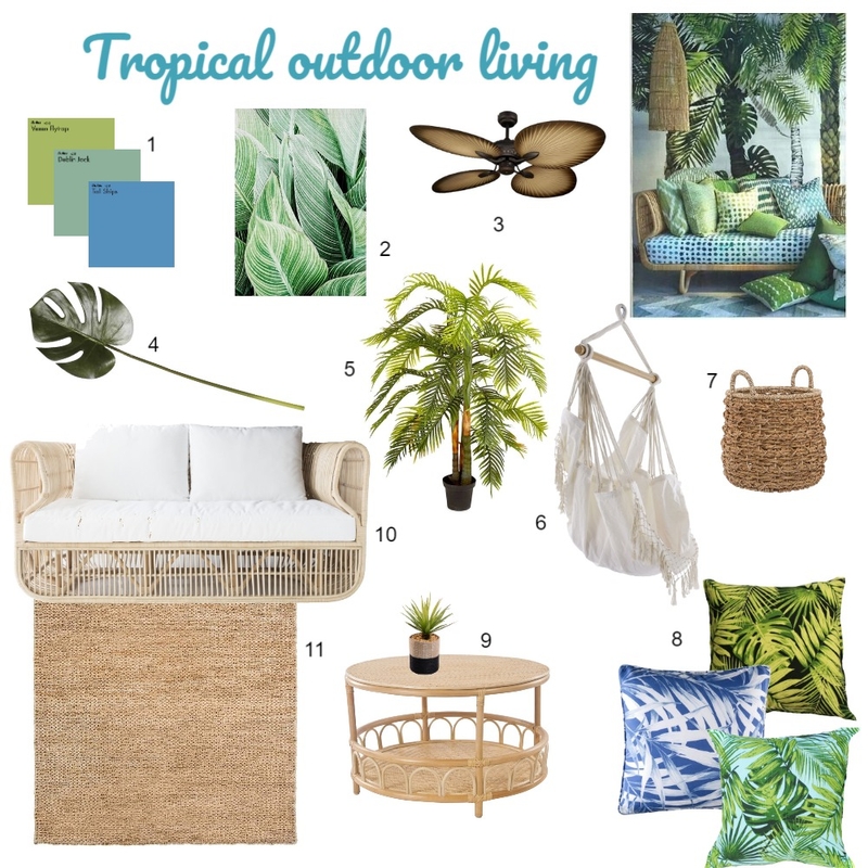 Tropical Mood Board by nameduri97 on Style Sourcebook