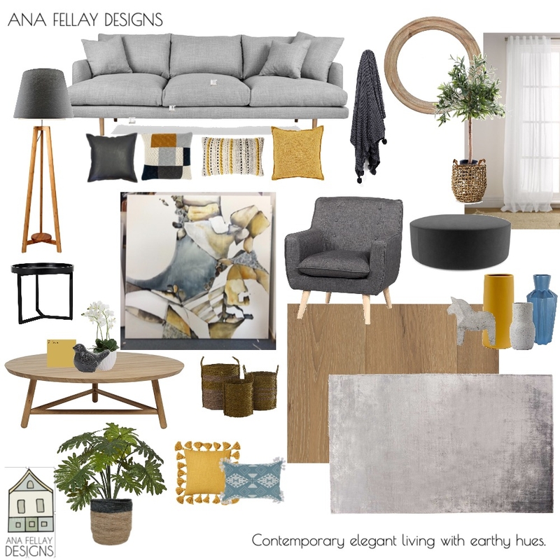 AL Mustard Living2 Mood Board by Ana Fellay on Style Sourcebook