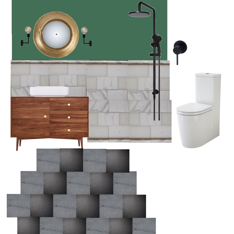 Transitional Bathroom 1 CAL Mood Board by CALproject on Style Sourcebook