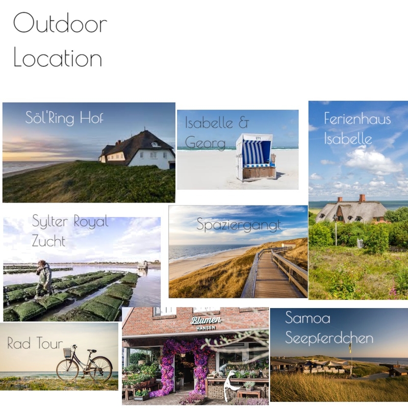 Outdoor Location Mood Board by Anne on Style Sourcebook
