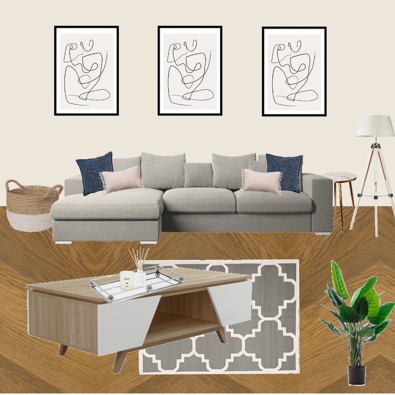Flat Living Room Mood Board by libbycharles98 on Style Sourcebook