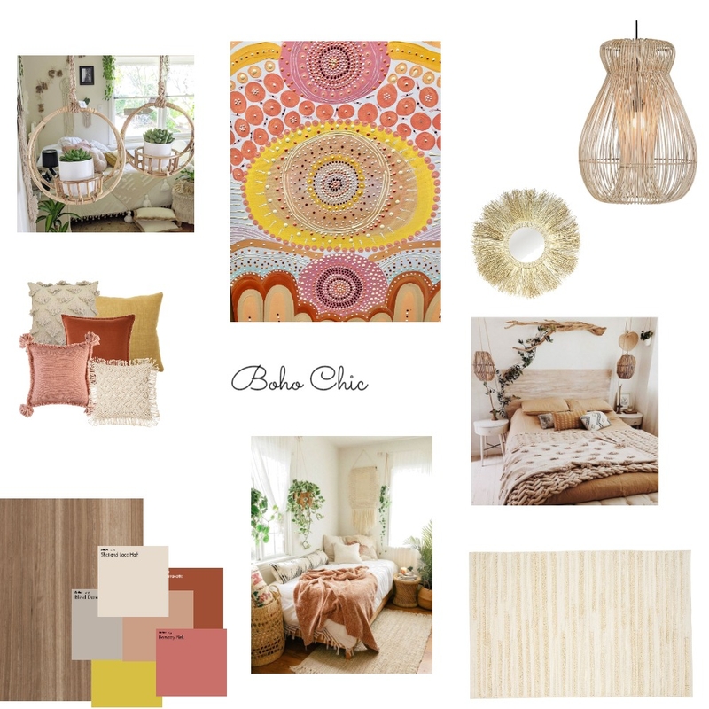 Boho Chic Bedroom Mod 3 Mood Board by daretodreaminteriordesign on Style Sourcebook