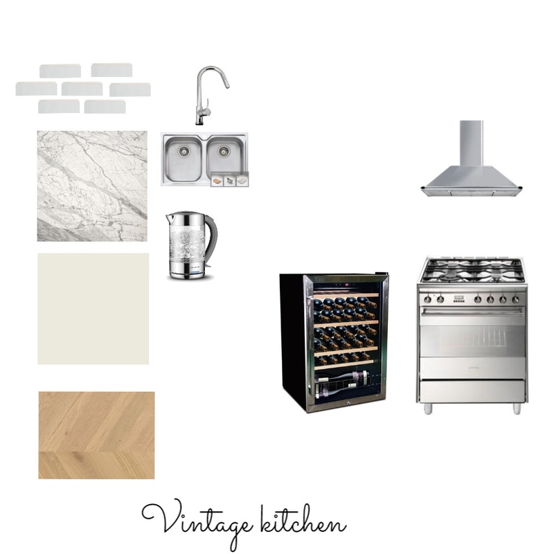 Vintage pale kitchen Mood Board by CALproject on Style Sourcebook