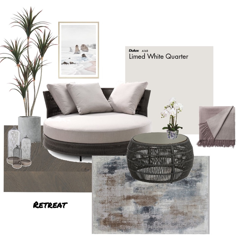 Retreat Mood Board by Styled.By.V on Style Sourcebook