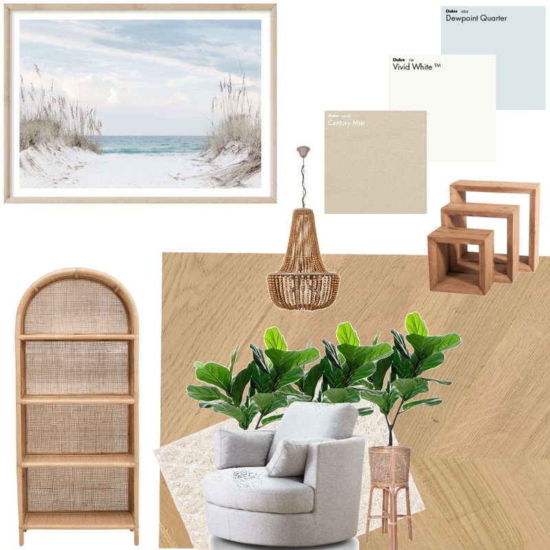 Home Library Mood Board by Fresh Start Styling & Designs on Style Sourcebook