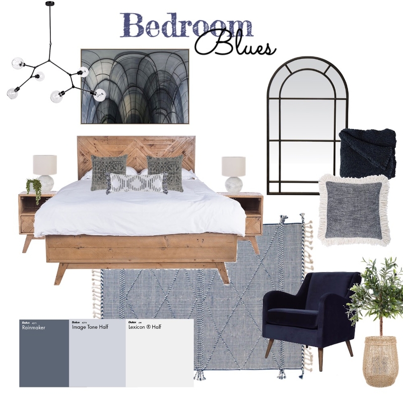 Bedroom Blues Mood Board by MadsG on Style Sourcebook