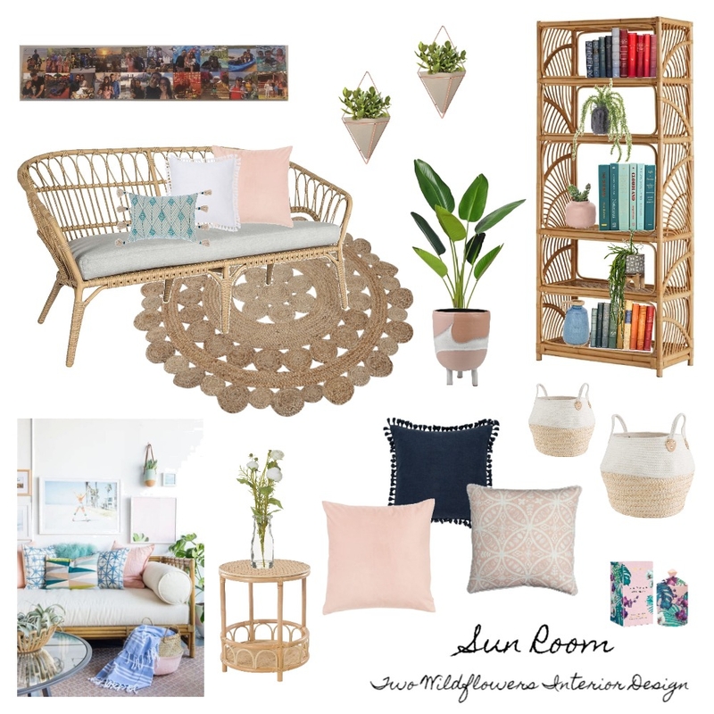 Laura Sun Room Mood Board by Two Wildflowers on Style Sourcebook