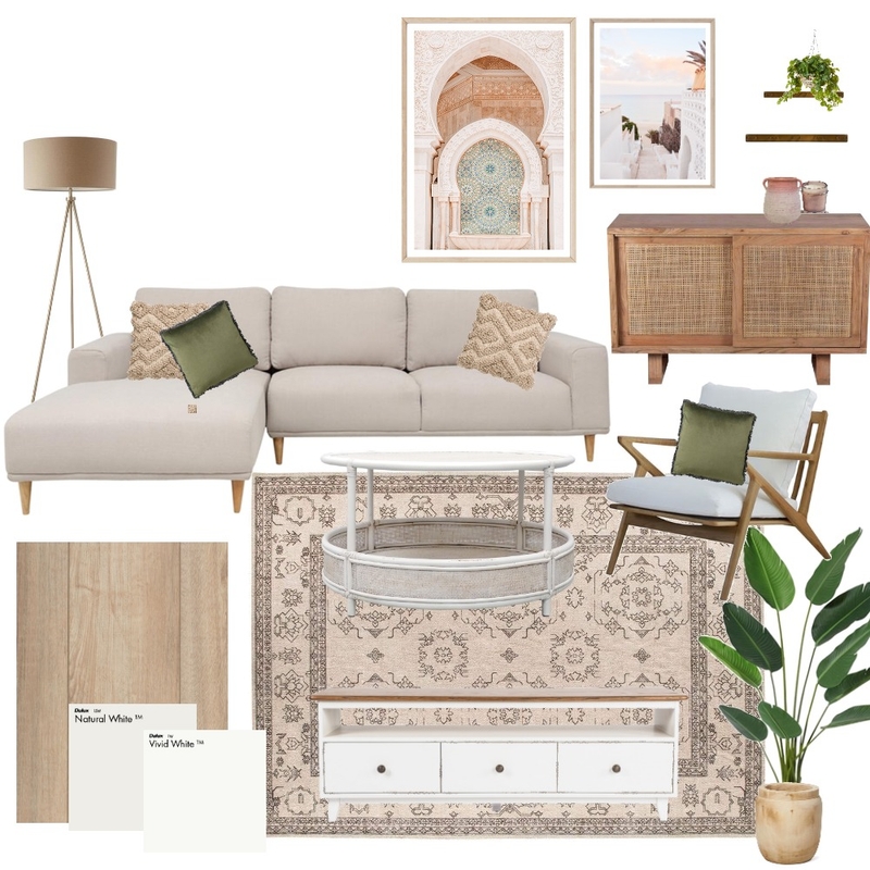 Earthy Living Room Mood Board by Alexis Gillies Interiors on Style Sourcebook