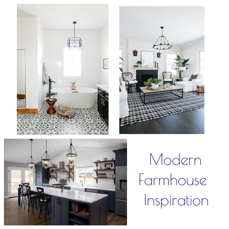 Modern Farmhouse Inspiration Mood Board by Kohesive on Style Sourcebook