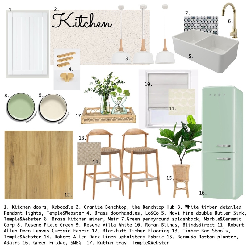 assignment 9 kitchen Mood Board by Leafdesigns on Style Sourcebook