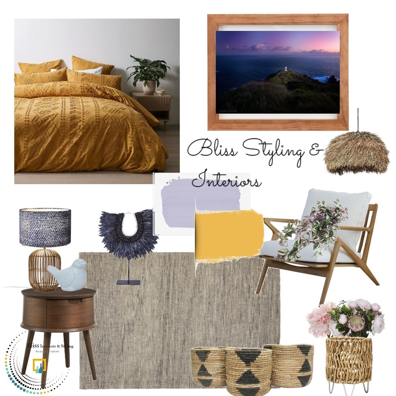 modern farm house bed room Mood Board by Bliss Styling & Interiors on Style Sourcebook