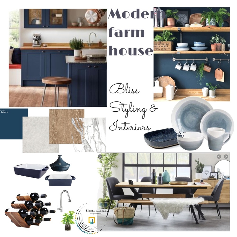 Modern farm house kitchen Mood Board by Bliss Styling & Interiors on Style Sourcebook