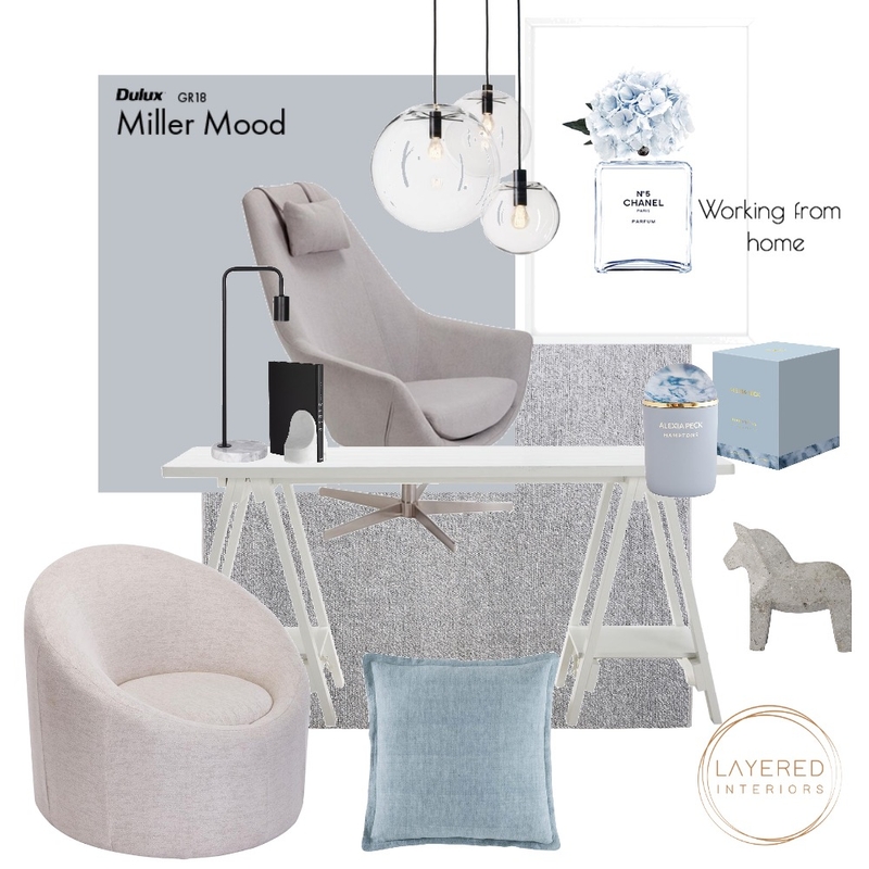 Working from home Mood Board by Layered Interiors on Style Sourcebook