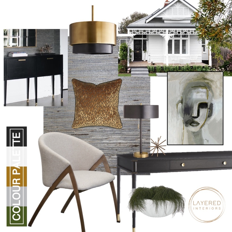 Luxe Office Mood Board by Layered Interiors on Style Sourcebook