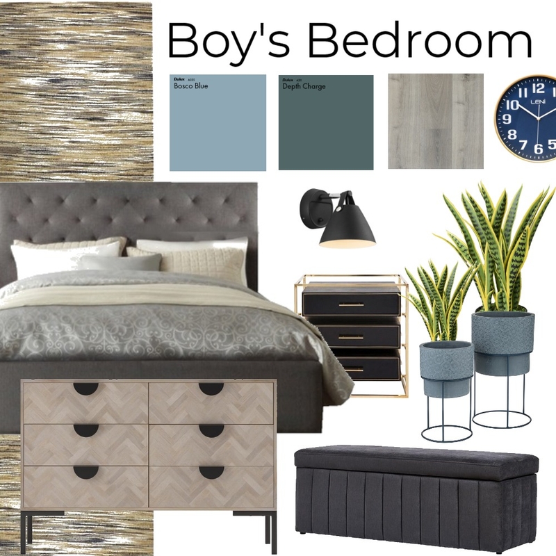 Boy's Room Mood Board by Architect Nomnom on Style Sourcebook