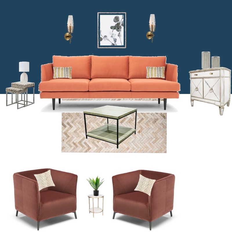 Complementary Style Living Room Mood Board by Reveur Decor on Style Sourcebook