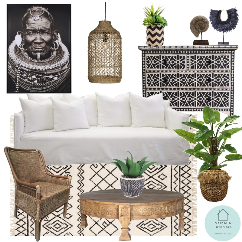 tribal living room Mood Board by Valhalla Interiors on Style Sourcebook
