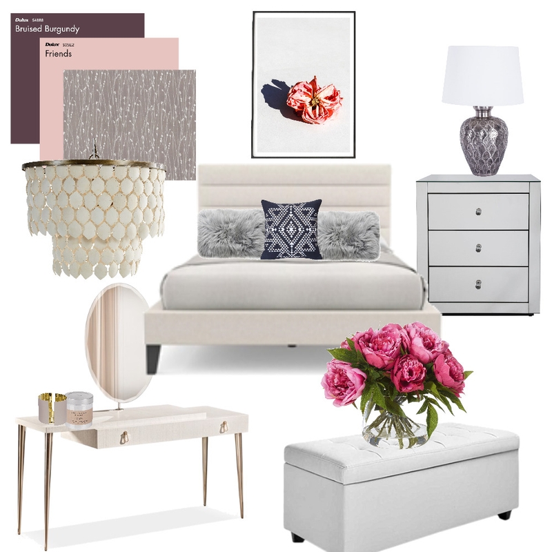 Bedroom Module 9 Mood Board by Black Dahlia Interiors on Style Sourcebook