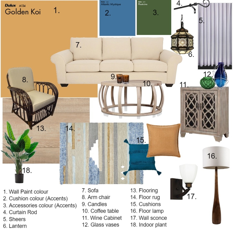 mediterranean complementary Mood Board by itsjustrachna on Style Sourcebook