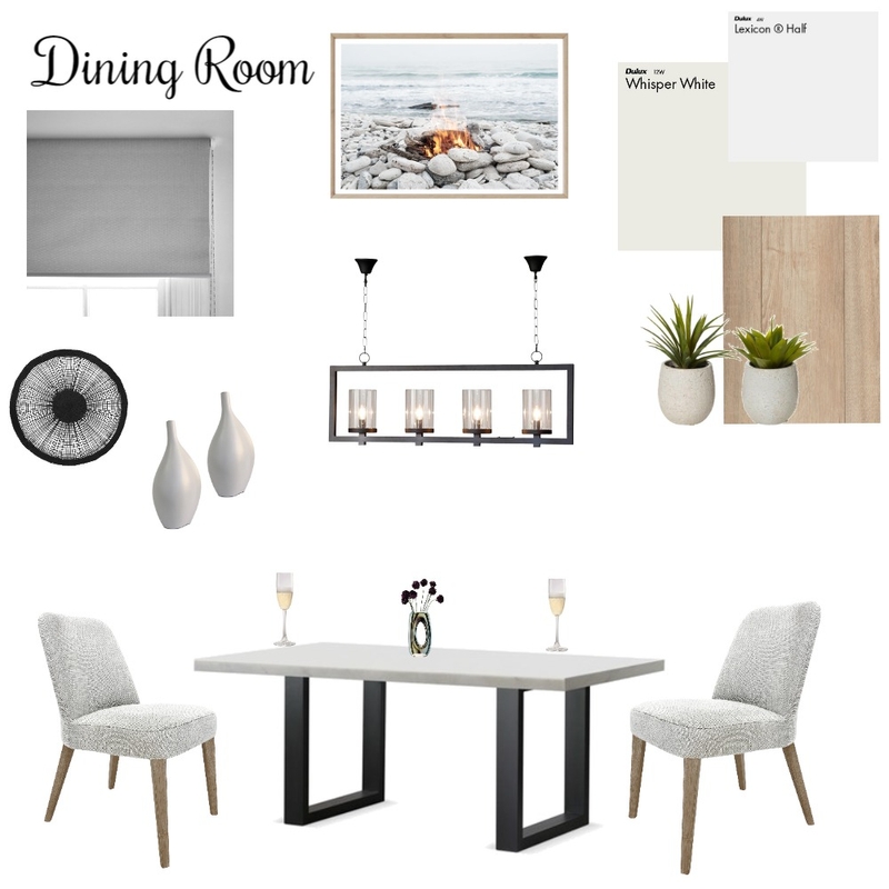 Dining Area Mood Board by Reveur Decor on Style Sourcebook