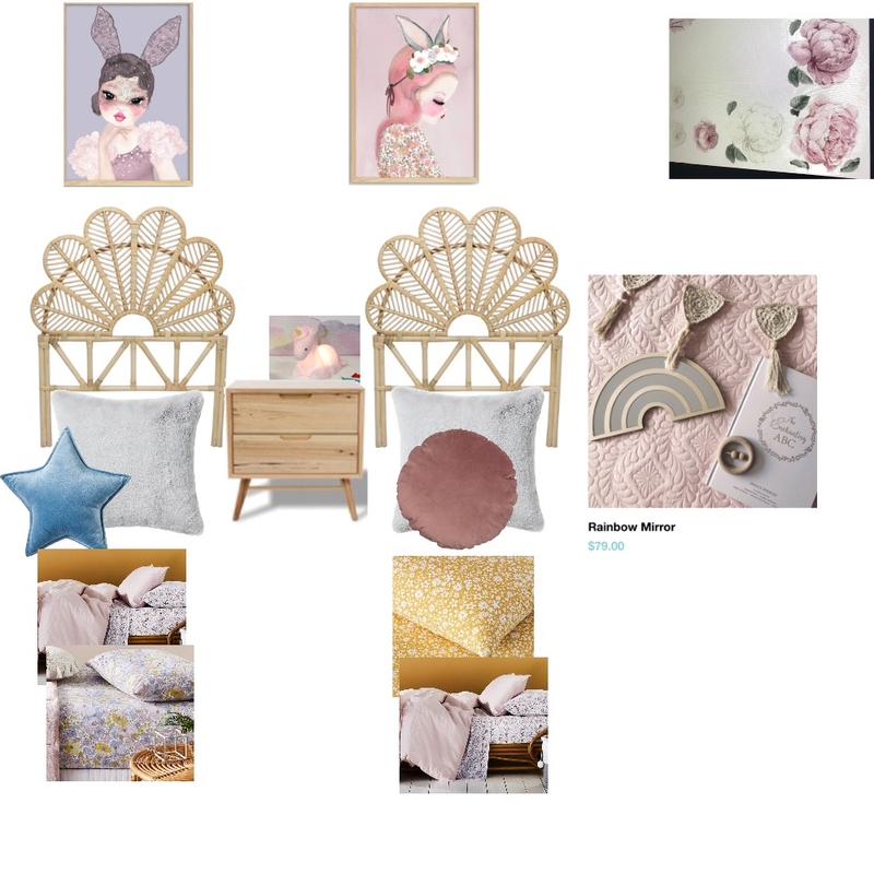 Girls Room Mood Board by Kimberly Gillespie on Style Sourcebook