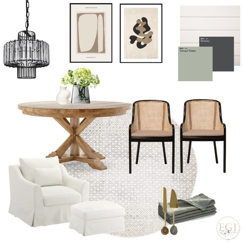 Traditional Dining Room Mood Board by Eliza Grace Interiors on Style Sourcebook