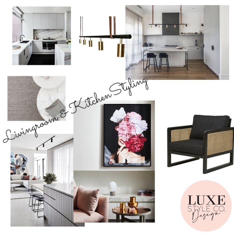 Contemporary Scandi Living Mood Board by Luxe Style Co. on Style Sourcebook