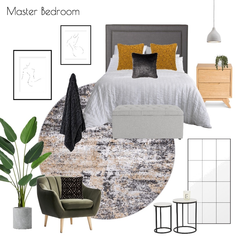 J & H - Master Bedroom 2.0 Mood Board by Abbye Louise on Style Sourcebook