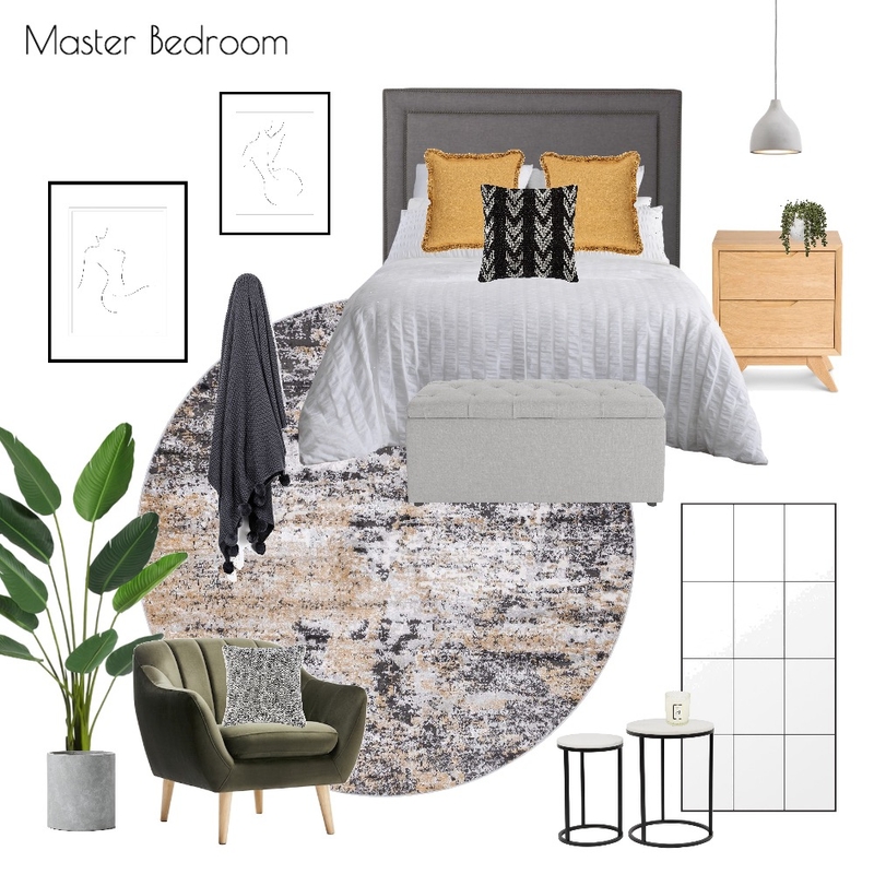 J & H - Master Bedroom 3.0 Mood Board by Abbye Louise on Style Sourcebook