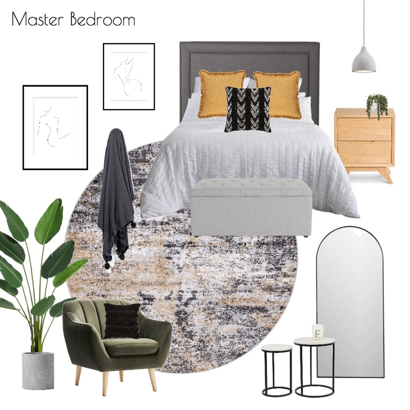 J & H - Master Bedroom 4.0 Mood Board by Abbye Louise on Style Sourcebook